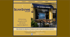 Desktop Screenshot of designdomainegallery.com
