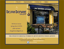 Tablet Screenshot of designdomainegallery.com